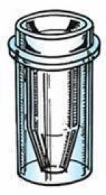 Sample cups PS, Technicon, Genseac,  0.5ml (18153)