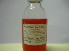 Φιαλίδιο Mannitol Salt Agar (Chapman)